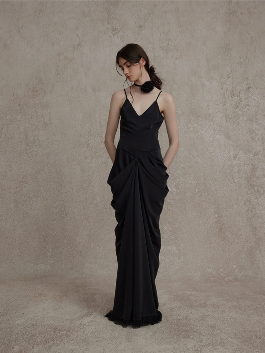 Black Point Maxi Dress