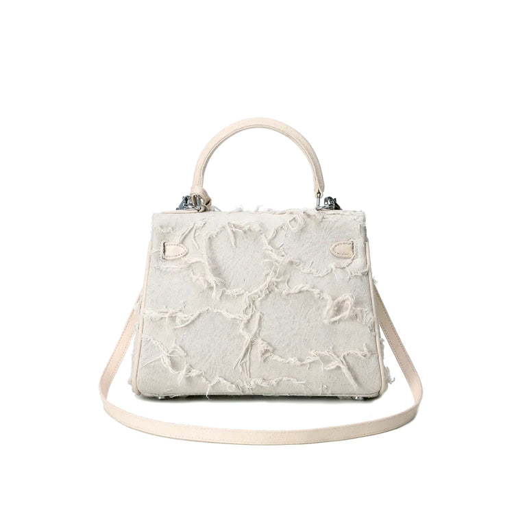 Vintage Shoulder Bag 25 (White)