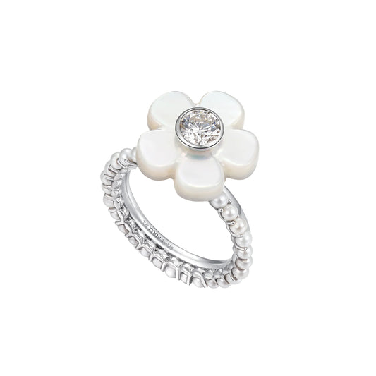 Paradise / Nacre Flower Pearl Ring