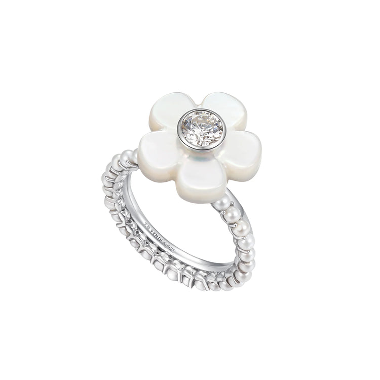 Paradise / Nacre Flower Pearl Ring