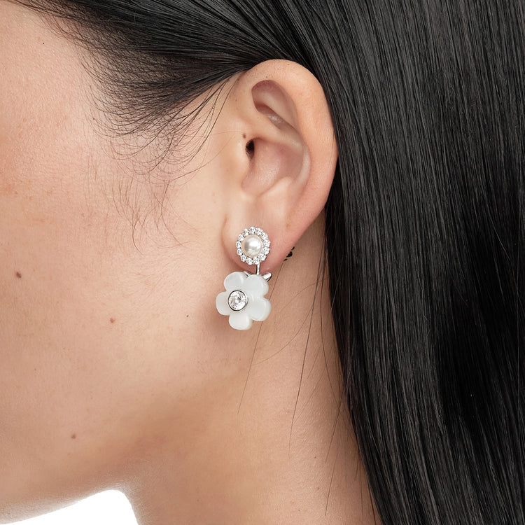 Paradise / Nacre Flower Spin Earring