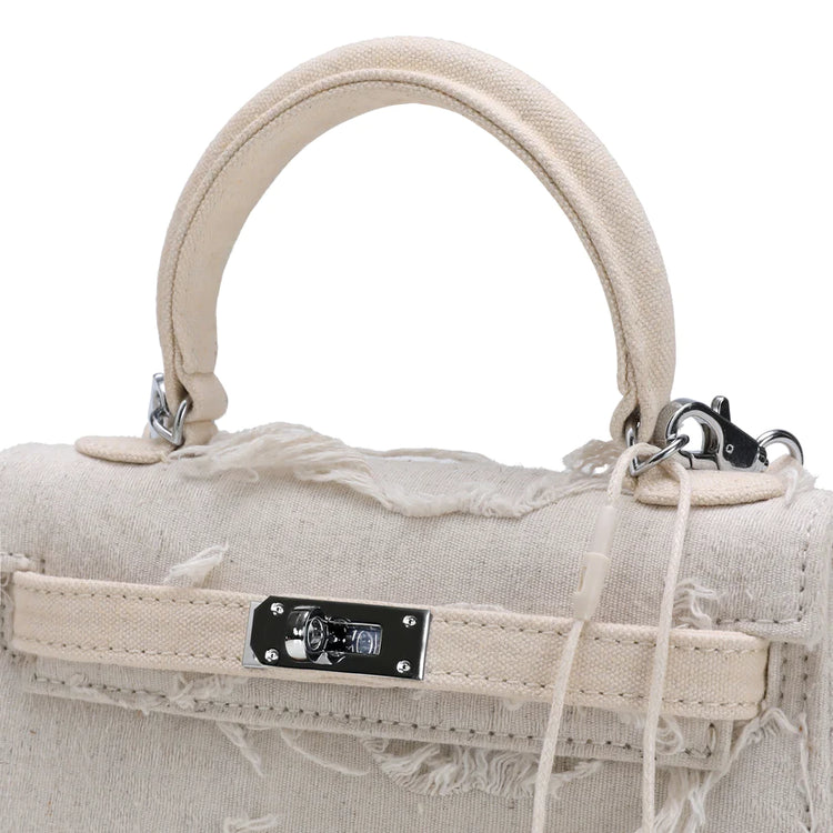 Vintage Shoulder Bag 19 (White)