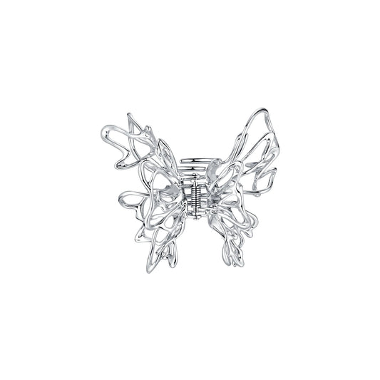 Liquefied Metal Butterfly Hair Claw Clip (SMALL)