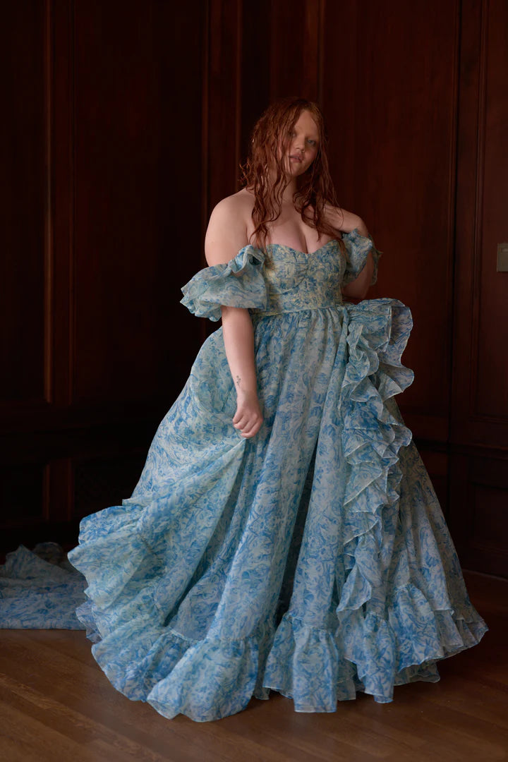 The Porcelain In Bloom Gown