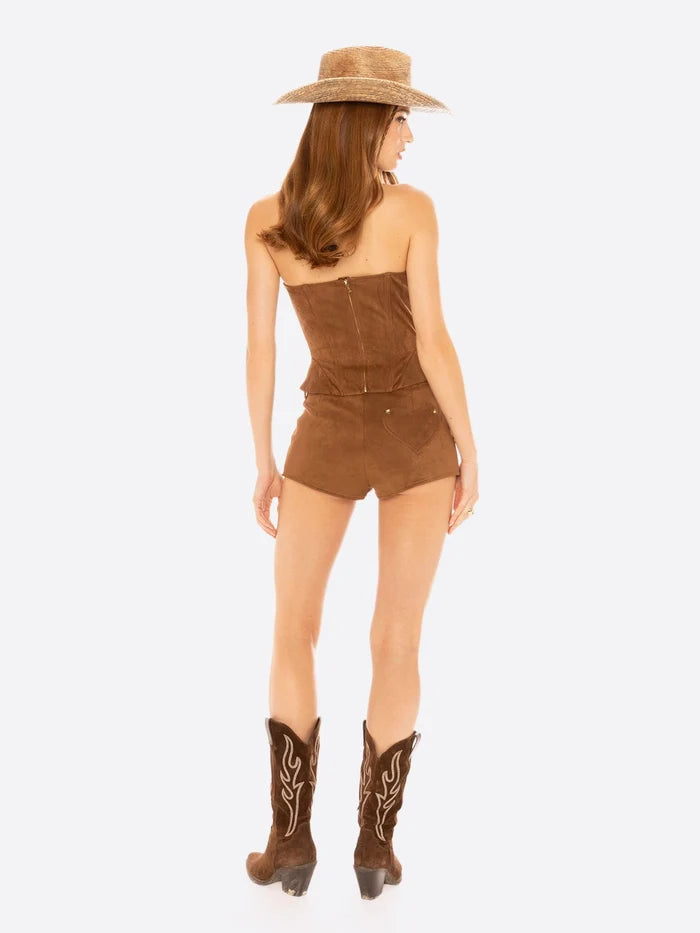 Sienna Suede Top