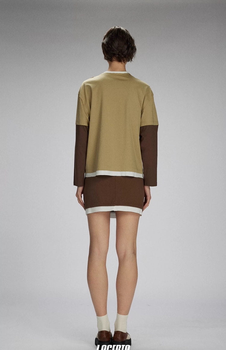 Drawstring Deconstructed Pocket Casual Skirt