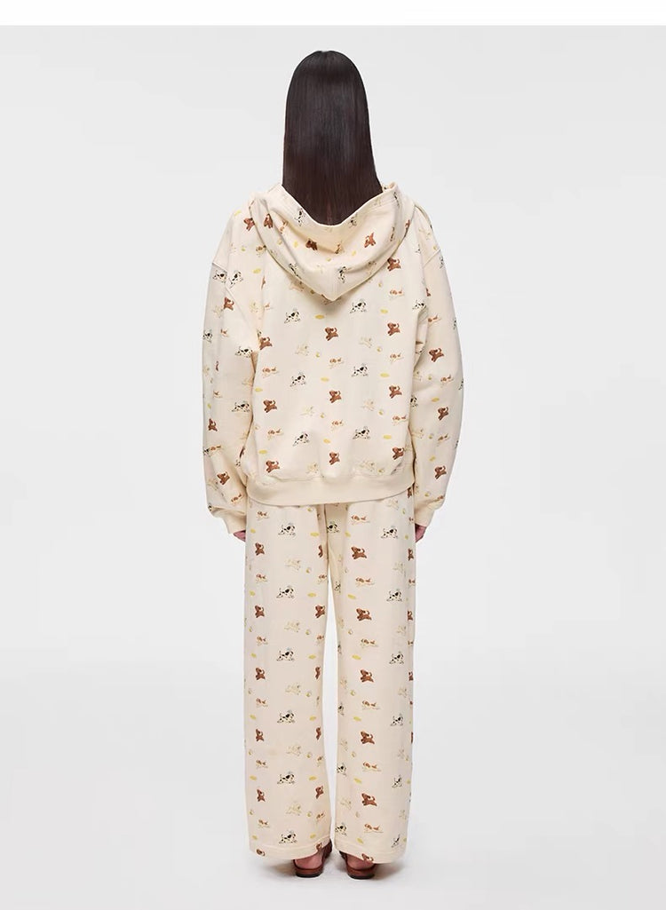 Puppy Zip-Up Hoodie