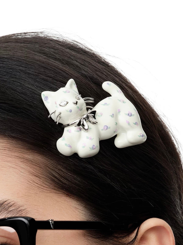 Cookie Cat Hair Clip