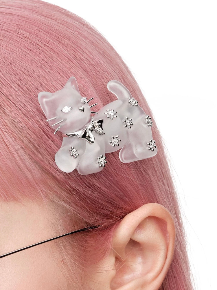 Cookie Cat Hair Clip