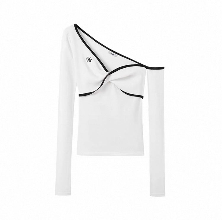 Sculptural Knot Knit Top