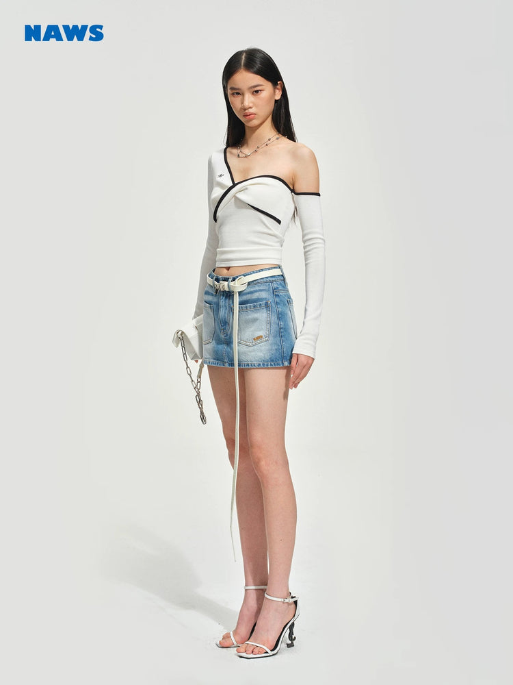 Sculptural Knot Knit Top