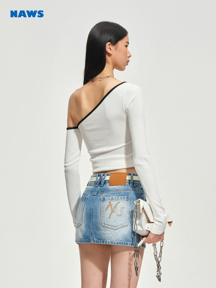 Sculptural Knot Knit Top