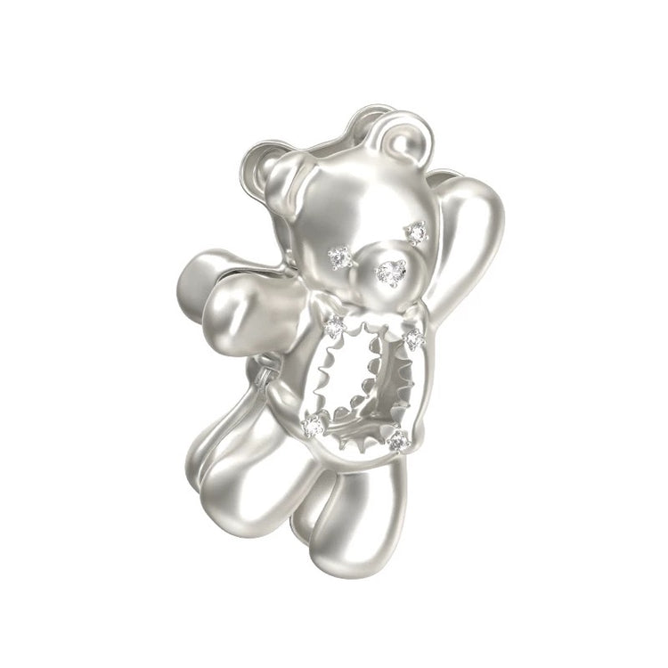Paradise / Metal Waving Bear Hair Claw