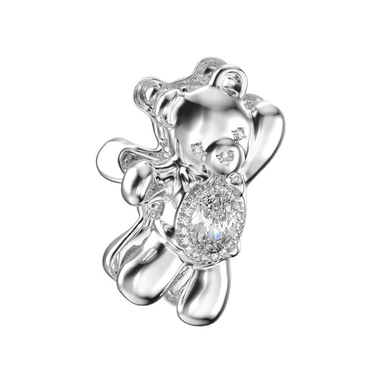 Paradise / Metal Waving Bear Hair Claw