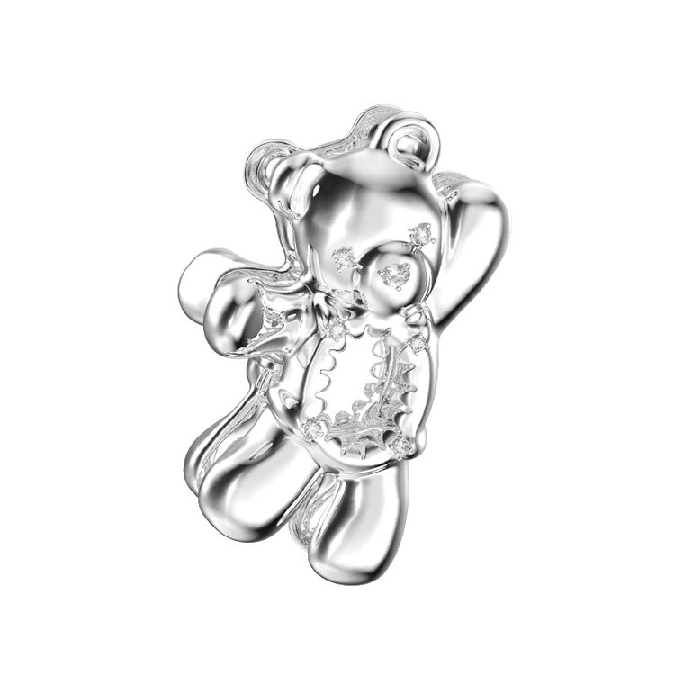 Paradise / Metal Waving Bear Hair Claw
