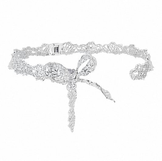 YVMIN X SHUSHUTONG / Lace Bow Necklace