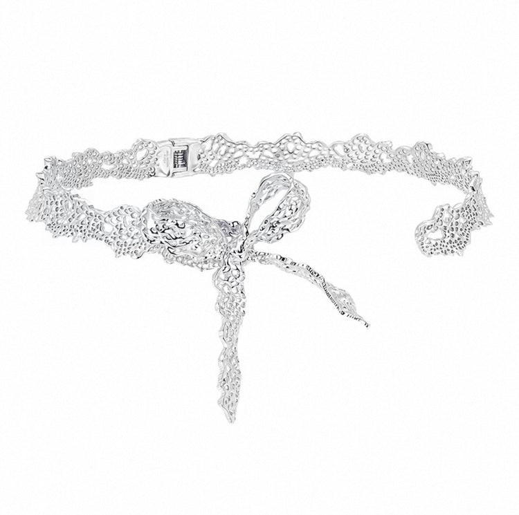 YVMIN X SHUSHUTONG / Lace Bow Necklace