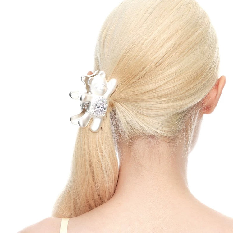 Paradise / Metal Waving Bear Hair Claw