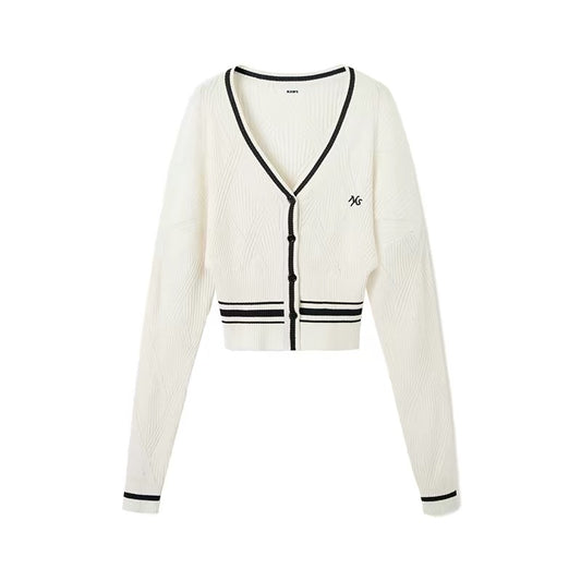 Newport Color-block Knit Cardigan