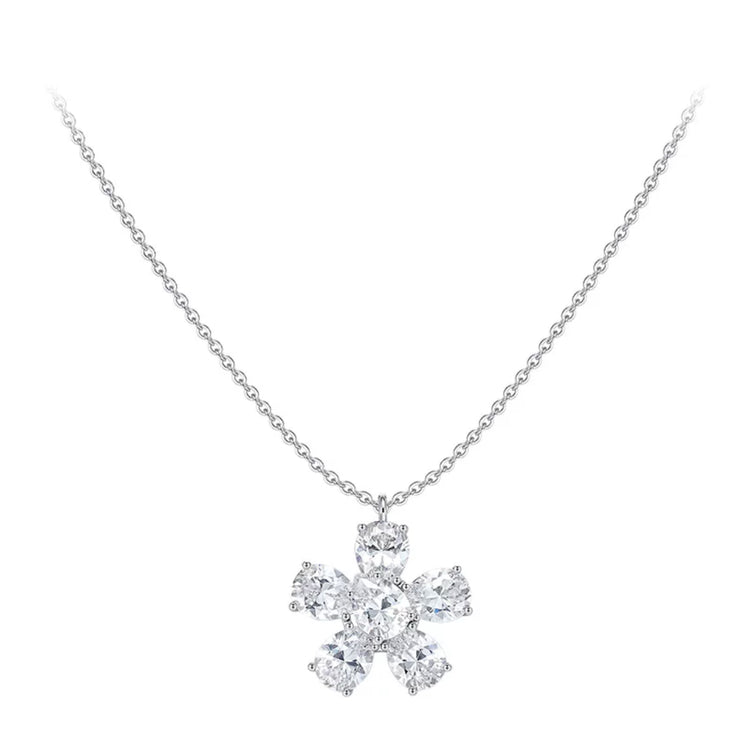 Crystal Flower Necklace