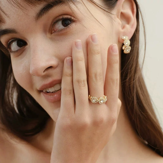 Lace Heart Shaped Ring