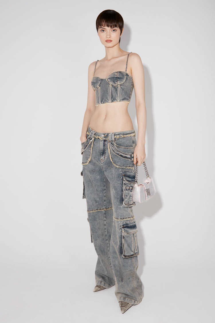 MISBHV X Esther Yu Sunset Denim Top