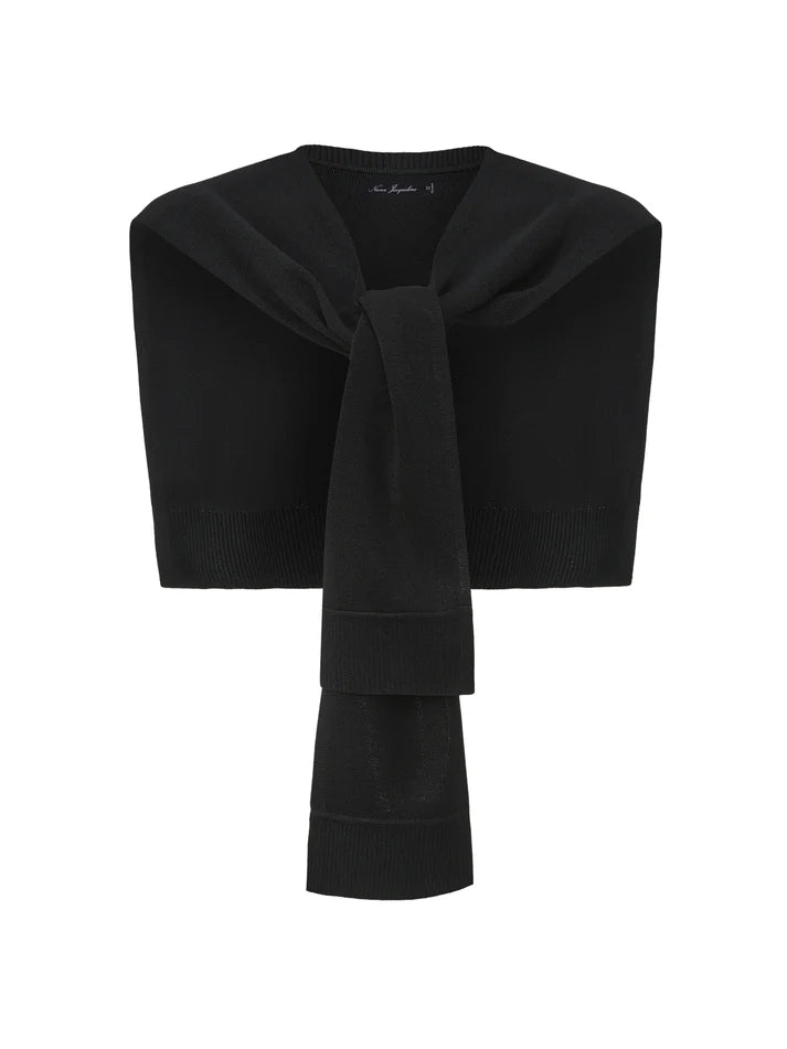 Ava Minimal Pink Knit Shawl