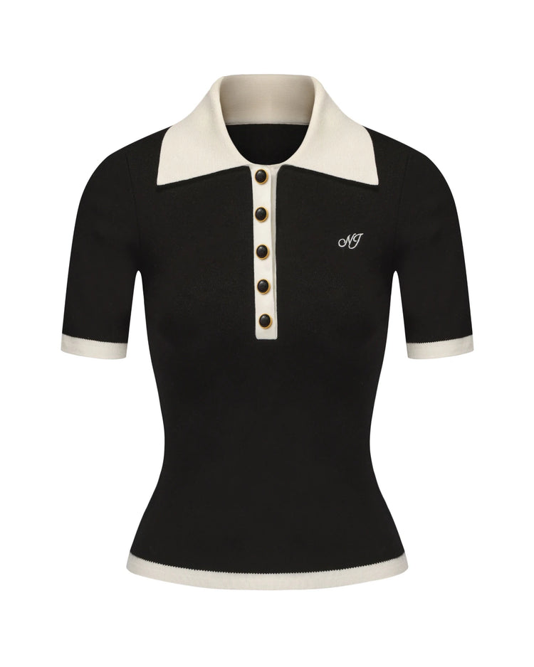 Hazel Polo Top