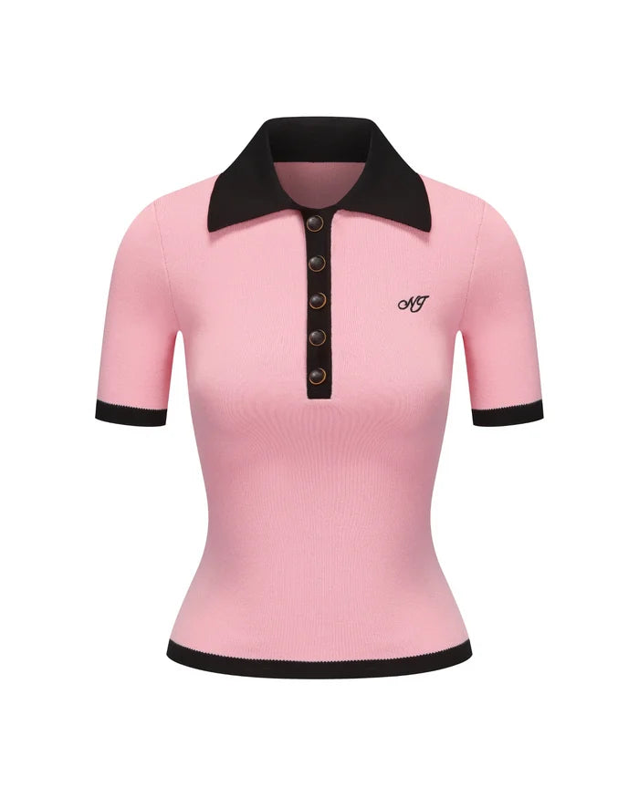 Hazel Polo Top