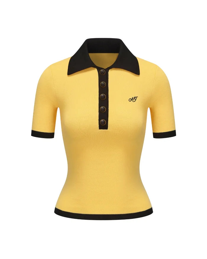 Hazel Polo Top