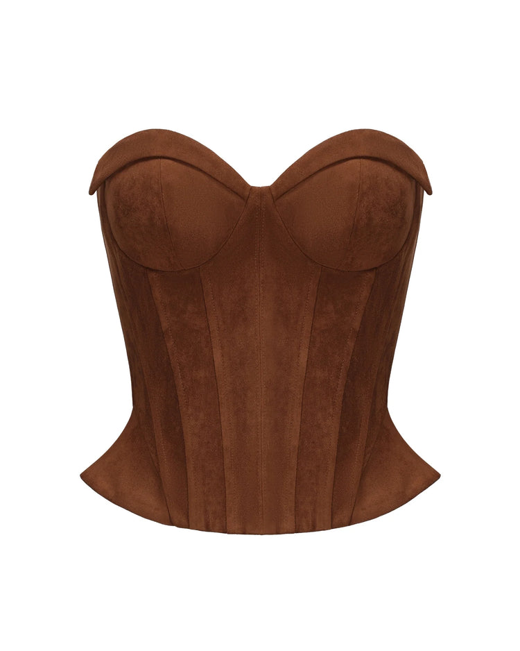 Sienna Suede Top
