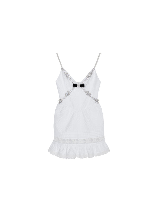 White Cross Minidress