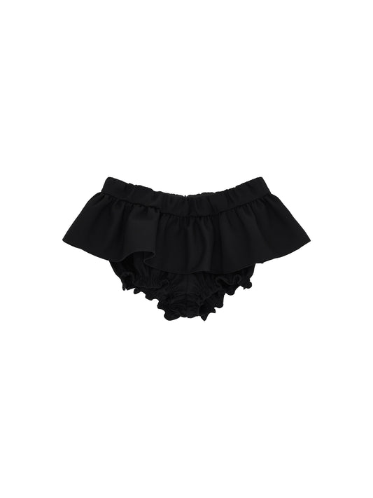 Black Double Layer Shorts