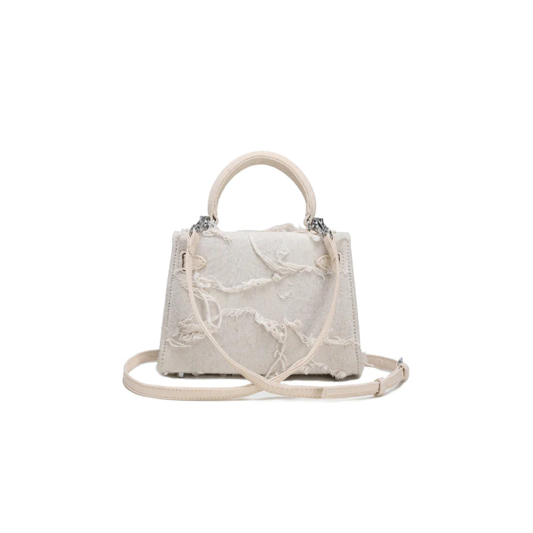 Vintage Shoulder Bag 19 (White)