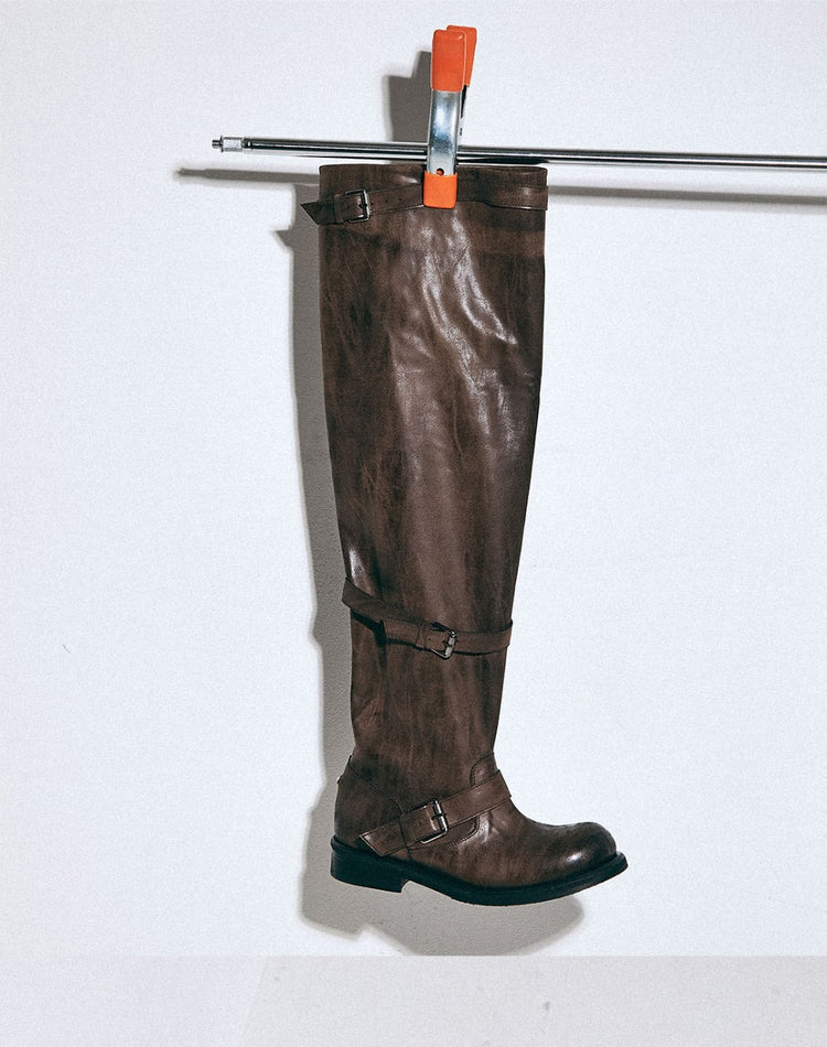 Knee-High Slouchy Boots
