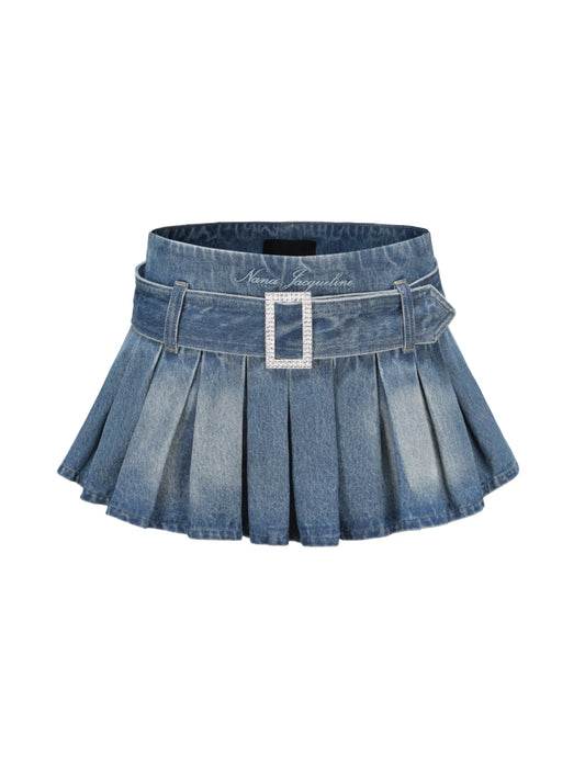 Teresa Mini Skirt (Denim)