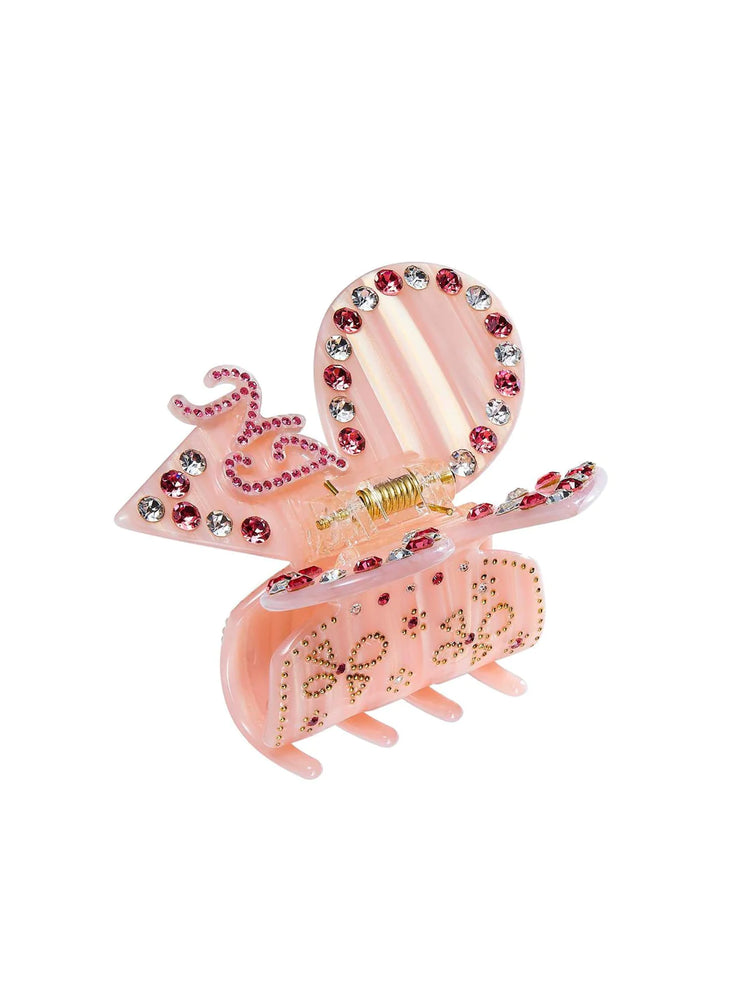 Chloe Crystal Butterfly Claw Clip